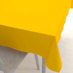 Biante Dekoračný obdĺžnikový obrus Rongo RG-029 Sýto žltý 50x100 cm