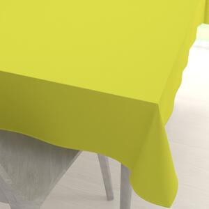 Biante Dekoračný obdĺžnikový obrus Rongo RG-026 Žltozelený 50x100 cm