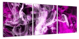 Obraz - fialový dym (Obraz 90x30cm)