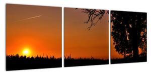 Obraz západu slnka (Obraz 90x30cm)
