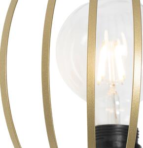 Dizajnové nástenné svietidlo mosadz 30 cm - Johanna