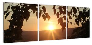 Západ slnka - obraz (Obraz 90x30cm)