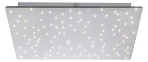 Biele stropné svietidlo 45 cm vrátane LED s diaľkovým ovládaním - Lucci