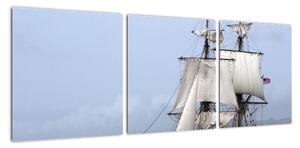 Loď - obraz (Obraz 90x30cm)