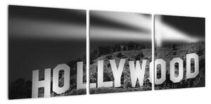 Nápis Hollywood - obraz (Obraz 90x30cm)