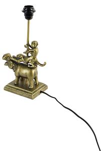 Vintage stolná lampa mosadz - Flodhest Abe
