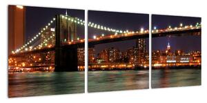 Svetelný most - obraz (Obraz 90x30cm)