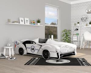 MAXMAX Detská posteľ auto SCOTT 160x80 cm - biela (19)