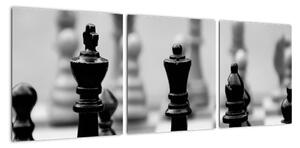 Šachovnica - obraz (Obraz 90x30cm)