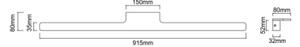 Open Design OR86157 - LED osvetlenie zrkadla LUCE LED/12W/230V CCT 91,5 cm IP44 chróm