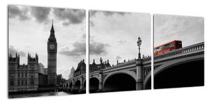 Londýn - moderný obraz (Obraz 90x30cm)