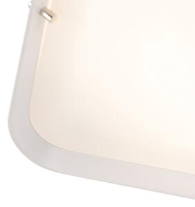 Moderné stropné svietidlo biele 24,5 cm vrátane LED - Edor