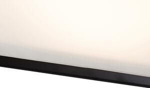 Moderné stropné svietidlo čierne 34,5 cm vrátane LED - Edor