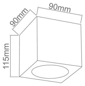 Open Design OR81039 - Bodové svietidlo CUBO 1xG9/8W/230V priehľadné/lesklý chróm