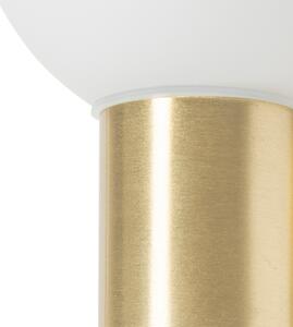 Moderné nástenné svietidlo zlaté IP44 - Cederic Up