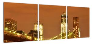 Brooklyn Bridge - obraz (Obraz 90x30cm)