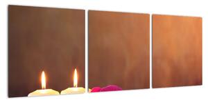 Obraz sviečky (Obraz 90x30cm)