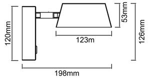 Open Design OR86546 - LED nástenné svietidlo TIMO LED/6W/230V 3000/4500/6500K béžová