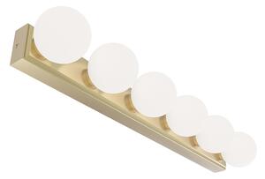 Open Design OR85686 - Nástenné svietidlo MERINO 6xG9/8W/230V 61 cm IP44 mosadz