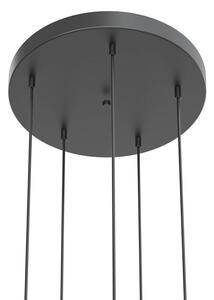 Open Design OR85518 - LED luster na lanku BOLICINA 5xLED/5W/230V zlatá/čierna