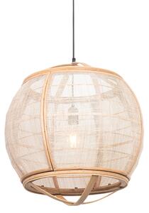 Orientálna závesná lampa hnedá 50 cm - Pascal