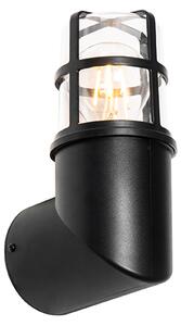 Moderné vonkajšie nástenné svietidlo čierne IP54 20,8 cm - Kiki