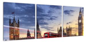Londýn - moderný obraz (Obraz 90x30cm)