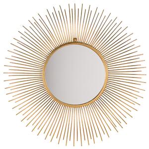 Nástenné zrkadlo moderné 80 cm zlaté