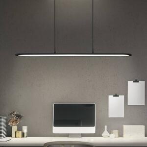 OSRAM LED závesné svietidlo Office line Panel Ellipse čierne 940 stmievateľné, Čierna, Pracovňa / Kancelária, Hliník, Moderný, Závesné svietidlo