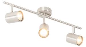 Moderné stropné svietidlo oceľové 3 -svetelné nastaviteľné - Jeana