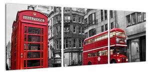 Londýnska ulice - obraz (Obraz 90x30cm)