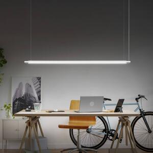 OSRAM LED závesné svietidlo Office line Slab biele 4 000 K stmievateľné, Biela / opálová, Pracovňa / Kancelária, Hliník, Moderný, Závesné svietidlo