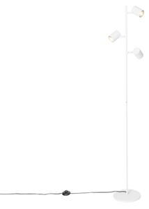 Moderná stojanová lampa biela 3 -svetelná - Jeana