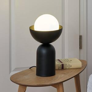 Stolová lampa OSRAM Decor Bowl, čierna, oceľ, E14, Čierna, Obývacia izba / jedáleň, kov, Moderný, Stojacie svietidlo