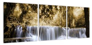 Vodopády - obraz (Obraz 90x30cm)