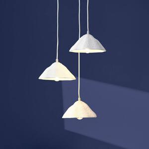 OSRAM závesné svietidlo Decor Lotus Leaf, 3-pl., biela, papier, E14, Biela / opálová, Obývacia izba / jedáleň, Papier / lunolit / lunopal, Závesné svietidlo