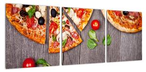 Pizza - obraz (Obraz 90x30cm)