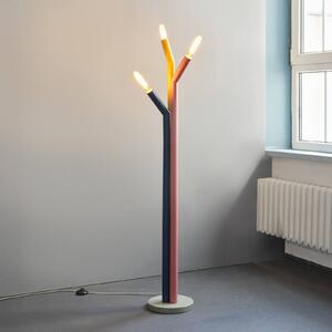 Stojacia lampa OSRAM Decor Straw, 3-pl., farebná, oceľ, E27, Viacfarebné, Obývacia izba / jedáleň, kov, Moderný
