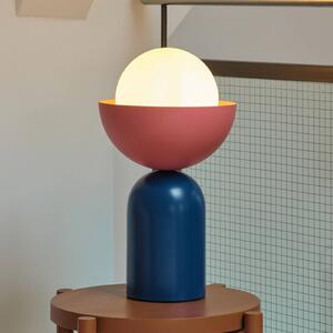 Stolová lampa OSRAM Decor Bowl, modrá/ružová, oceľ, E14, Modrá, Obývacia izba / jedáleň, kov, Moderný, Stojacie svietidlo