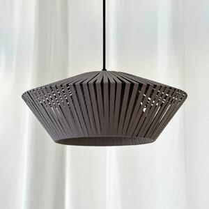 OSRAM závesné svietidlo Decor Stripes Ø 40,5 cm, sivá, textil, E27, Hliník / sivá / zinok, Obývacia izba / jedáleň, Textil / látka / hodváb, Závesné svietidlo