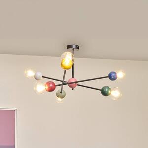 Stropné svietidlo OSRAM Decor Bubble, 6-pl., oceľ, farebné, E27, Viacfarebné, Obývacia izba / jedáleň, kov, Moderný, Stropné svetlo