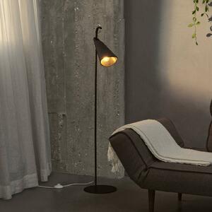 Stojacia lampa OSRAM Decor Bell, čierne, oceľ, výška 120 cm, Čierna, Obývacia izba / jedáleň, kov, Moderný, Stojaca lampa