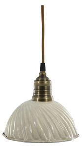 Stropná lampa Lunel Twisted Cream