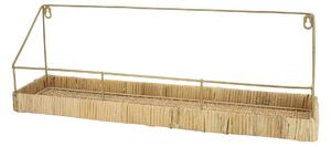 Kovová polica s výpletom Wicker 55 cm