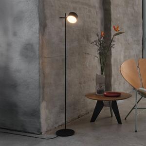 OSRAM LED stojacia lampa Decor Kyoto, hliník, čierne, stmievateľné, Čierna, Obývacia izba / jedáleň, Hliník, Moderný, Stojaca lampa