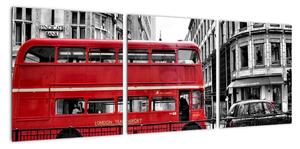 Ulice v Londýne - obraz (Obraz 90x30cm)
