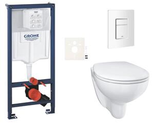 Závesný WC set do ľahkých stien / predstenová montáž GROHE Bau Ceramic SIKOGRSBAUSCSH0