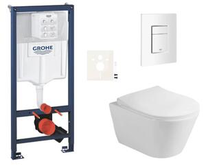Závesný WC set do ľahkých stien / predstenová montáž Glacera Ava SIKOGRSAVASCSH0