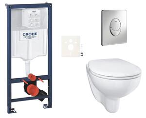 Závesný WC set do ľahkých stien / predstenová montáž GROHE Bau Ceramic SIKOGRSBAUSA