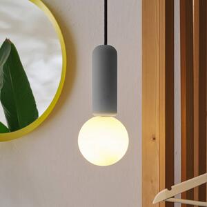 OSRAM závesné svietidlo Decor Concrete Mic, sivá, betón, G9, Hliník / sivá / zinok, Obývacia izba / jedáleň, Betón, Moderný, Závesné svietidlo